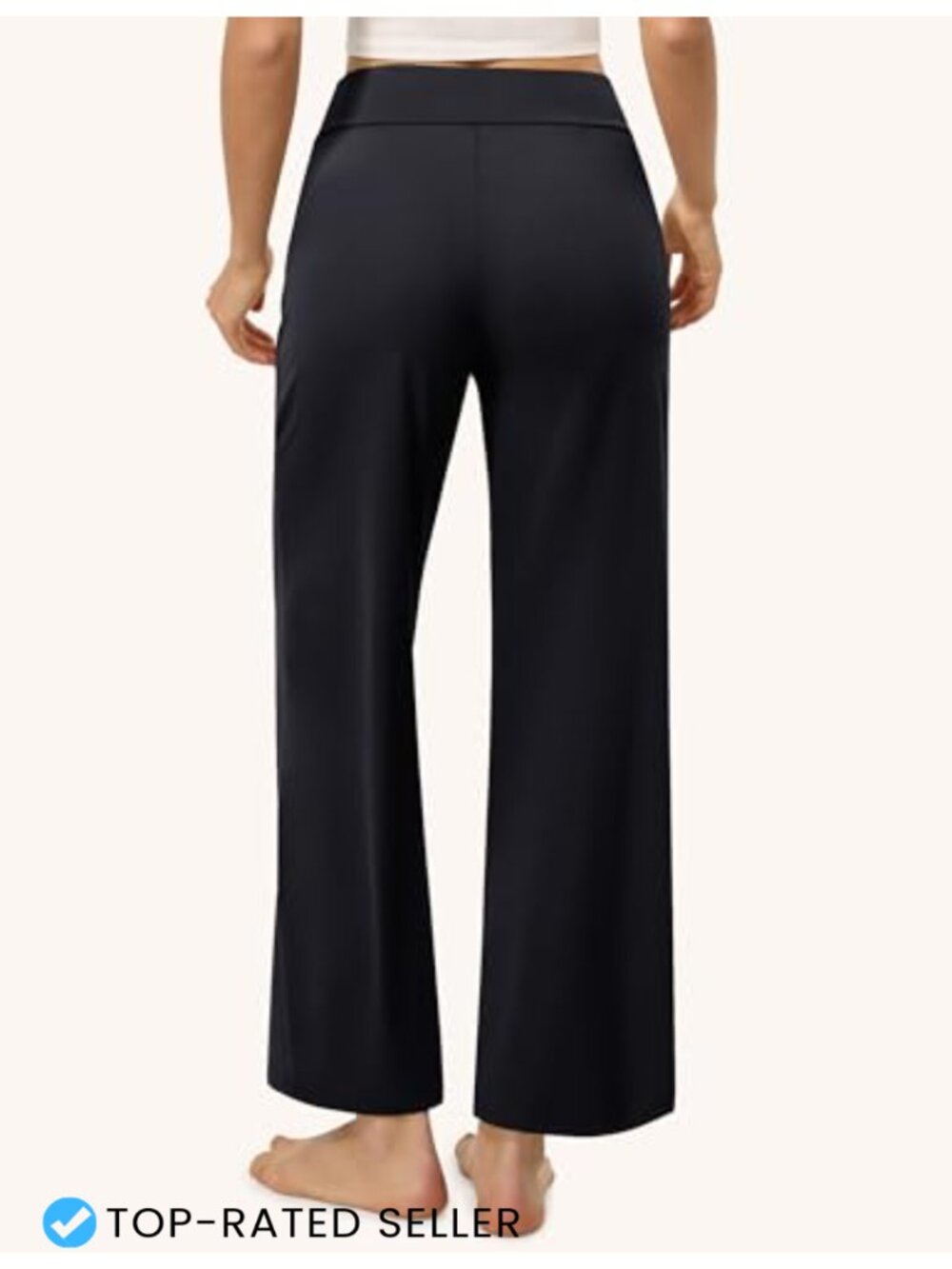 Women Wide Leg Lounge Pants Drawstring High Stretch Yoga Sleepwear - Picture 2 of 6